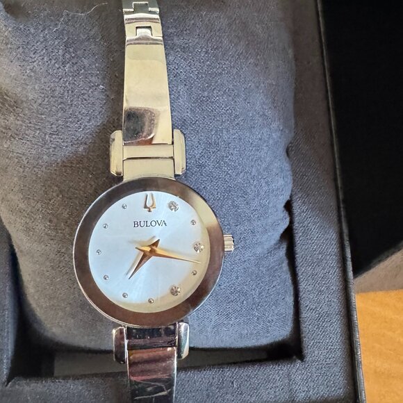 Bulova Women's Modern Marc Anthony Quartz Watch (Silver) - Picture 1 of 8